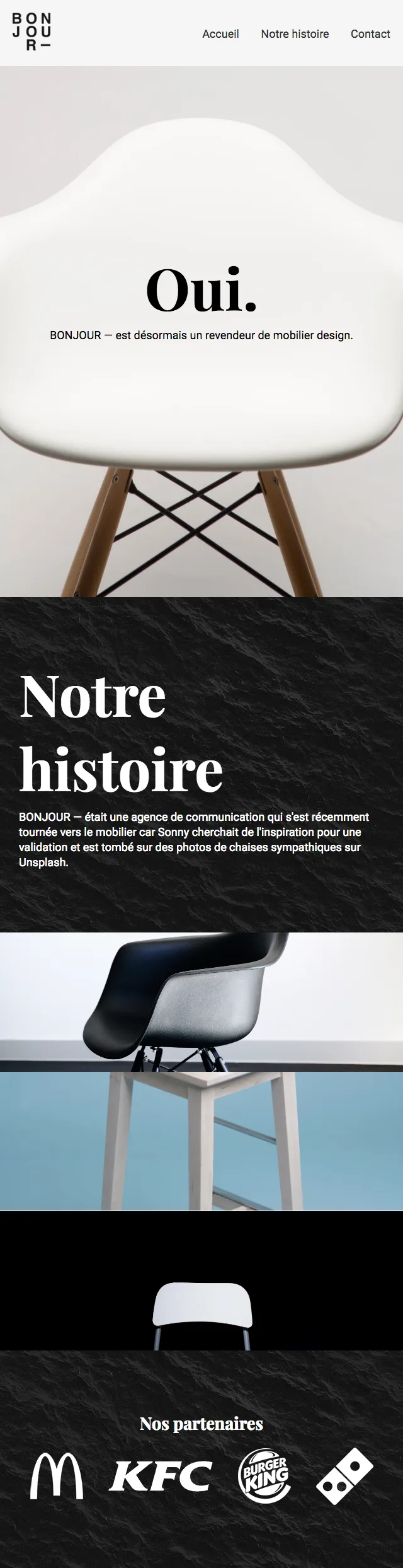 Maquette à reproduire — version mobile